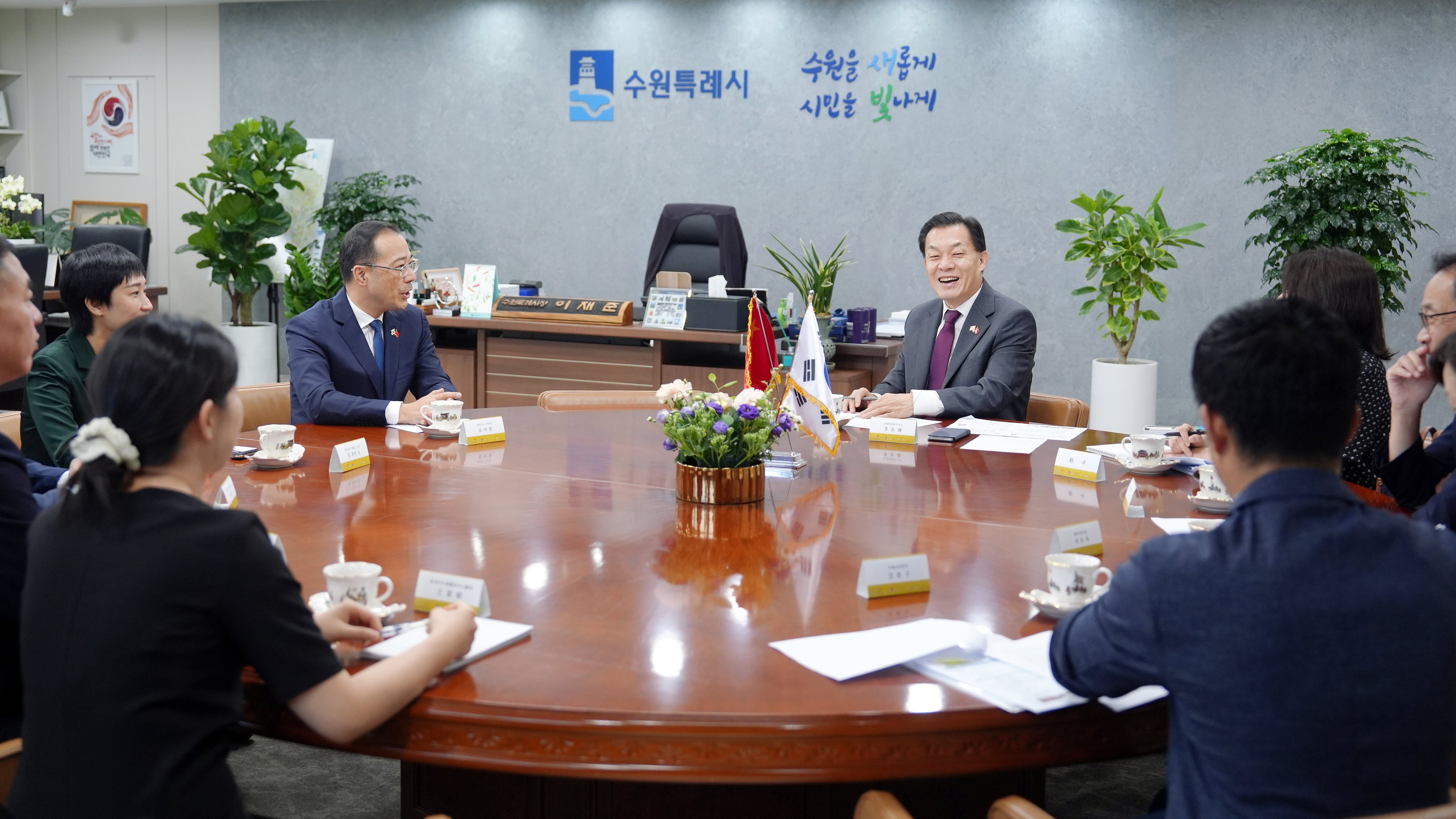 중국 항저우시 대표단 수원시 방문