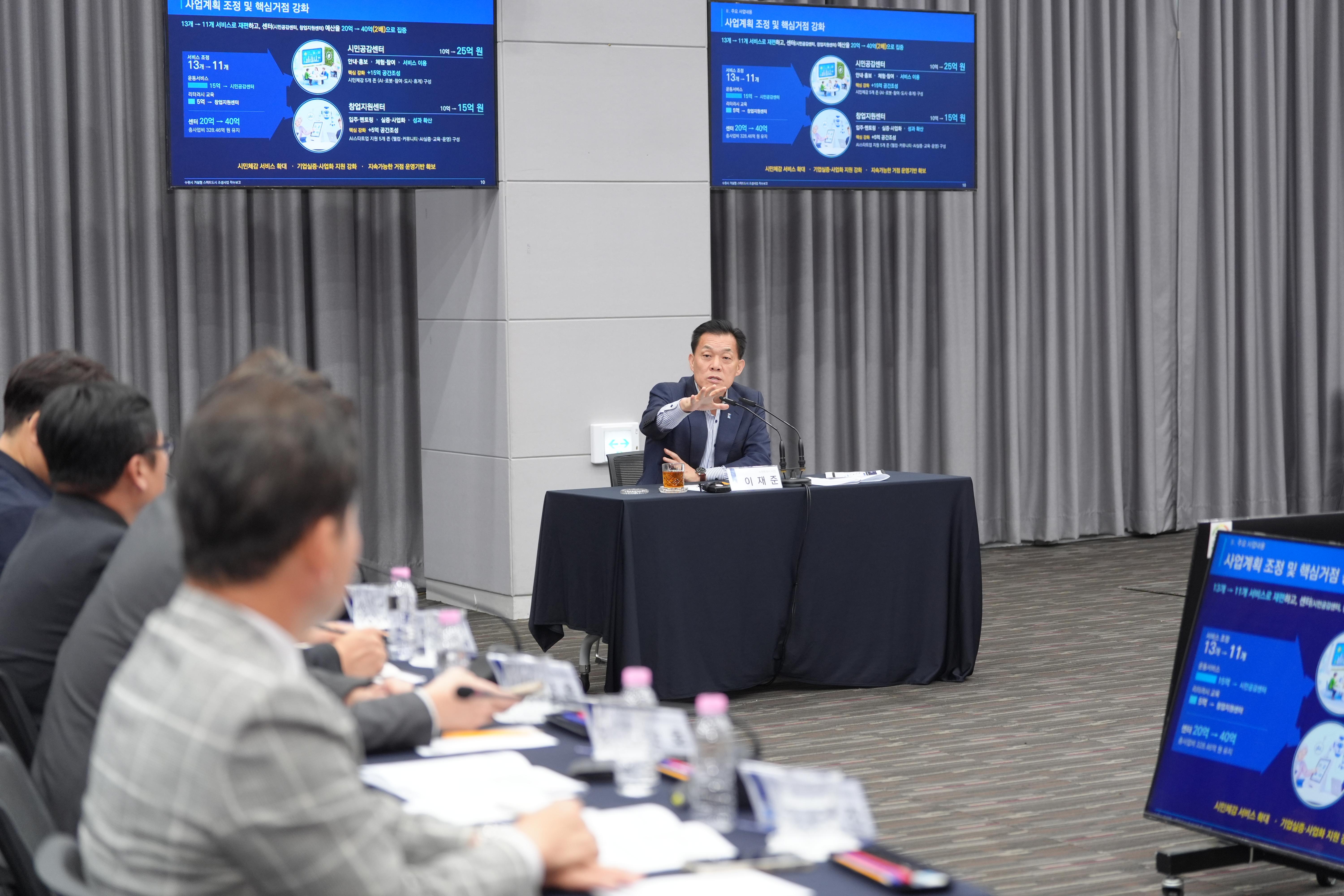 수원시 거점형 스마트도시 조성사업 착수보고회